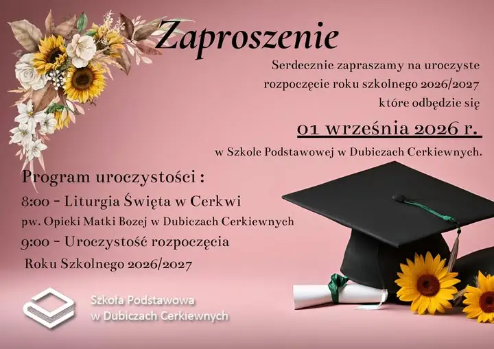 Uroczyste rozpoczęcie roku szkolnego w Dubiczach Cerkiewnych
