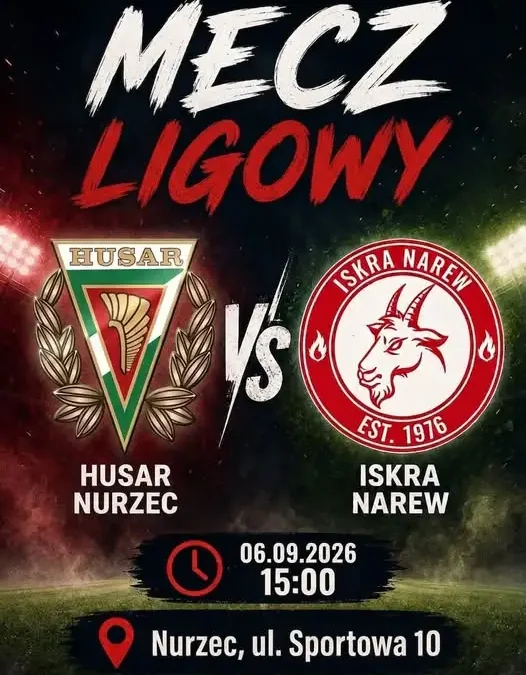 Iskra Narew zagra na wyjeździe z Husarem Nurzec-Stacja w 2. kolejce Podlaskiej A Klasy