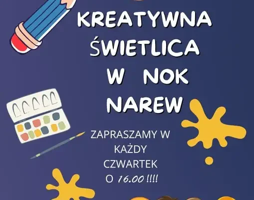 Kreatywna świetlica w każdy czwartek – zaproszenie dla dzieci i młodzieży