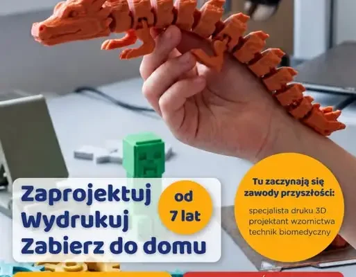 Narwiański Dom Kultury otwiera zapisy na zajęcia z projektowania i druku 3D dla dzieci