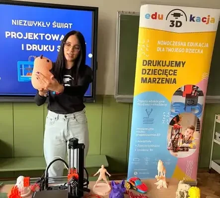 Druk 3D w szkole w Hajnówce – dzieci odkrywają technologię przyszłości