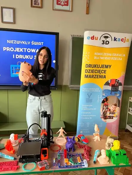 Druk 3D w szkole w Hajnówce – dzieci odkrywają technologię przyszłości