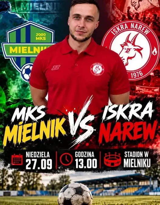 Iskra Narew jedzie do Mielnika. W niedzielę trudny wyjazd