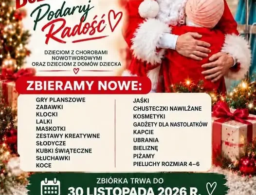 12. Akcja Bożonarodzeniowa Stowarzyszenia Dzielni i Waleczni – zbiórka trwa do 30 listopada