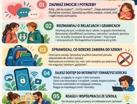 Bezpieczeństwo dzieci to wspólna sprawa — dom i szkoła muszą działać razem