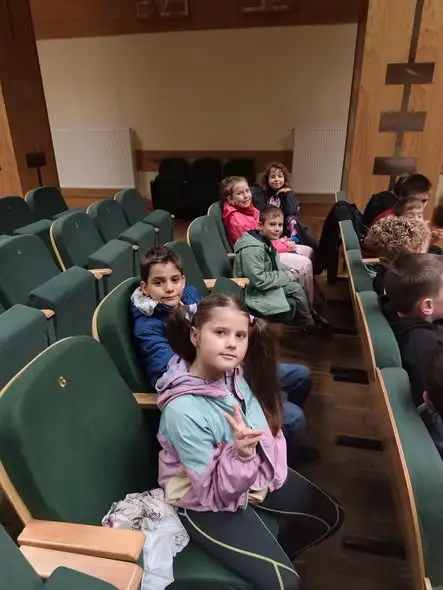 Uczniowie z Hajnówki na spektaklu „Z wizytą u Słoneczka” w ramach Festiwalu Kultury Ukraińskiej