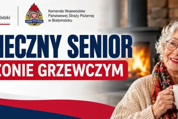 Bezpłatna konferencja dla seniorów o bezpieczeństwie w sezonie grzewczym w Białymstoku