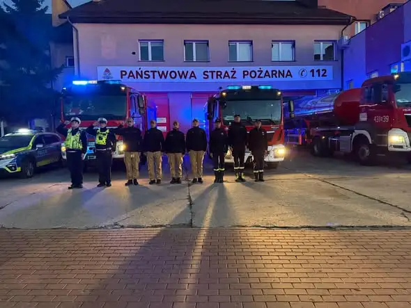 Strażacy z powiatu hajnowskiego oddali hołd tragicznie zmarłym kolegom z Niska