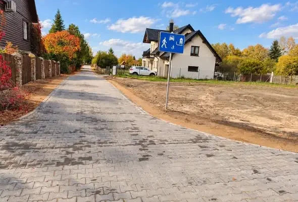 Narew: zakończono przebudowę łącznika między ul. Dąbrowskiego i Młynową