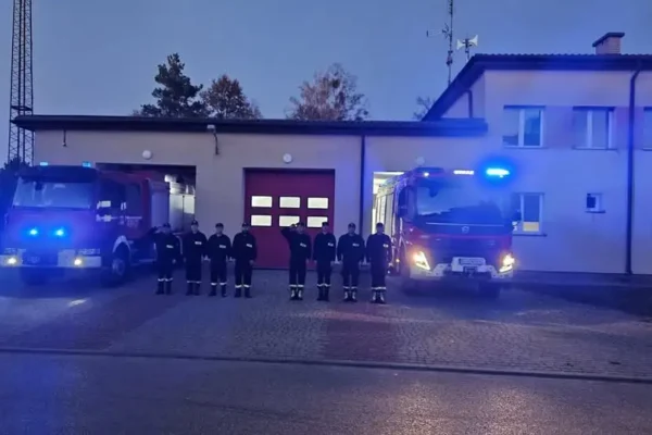 Strażacy z Czeremchy oddali hołd kolegom z Niska